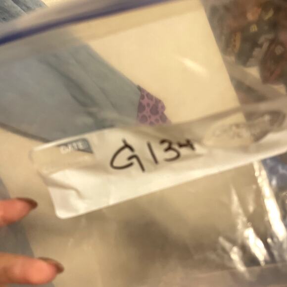 Color Works Red Hat Society Denim‎ Blouse Purple Leopard Print - Size XL - Picture 11 of 11